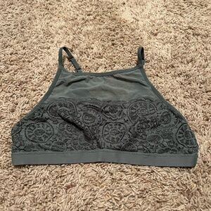 High neck aerie bralette